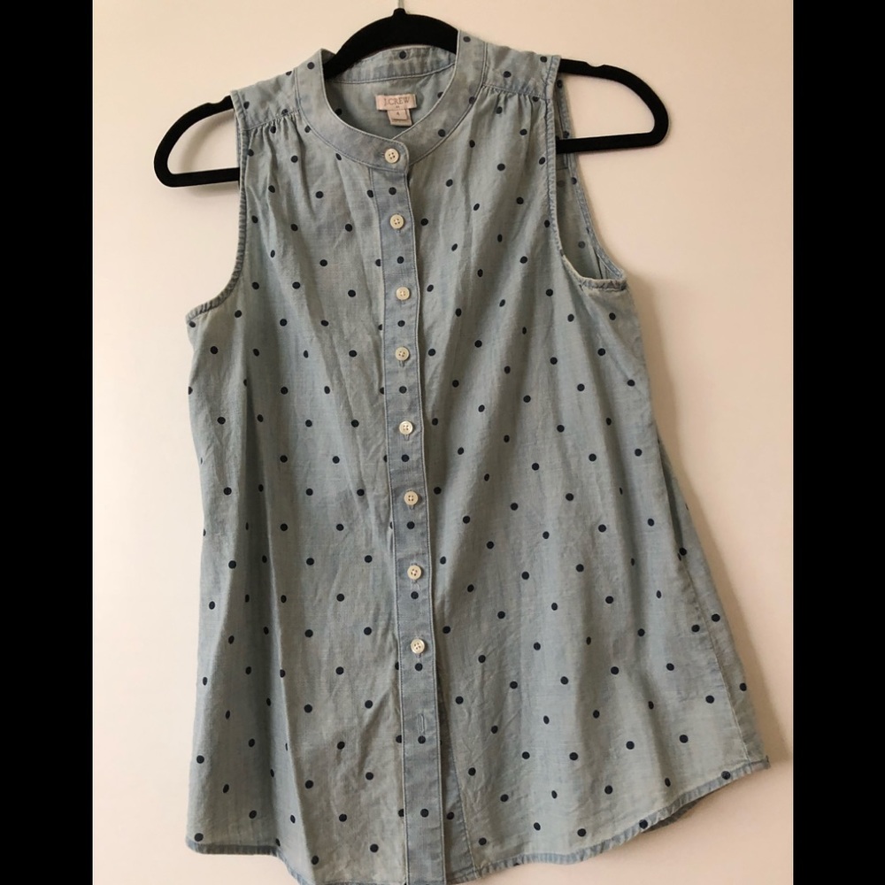 J CREW | CHAMBRAY TOP